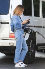LUCY HALE at a Gas Station in Los Angeles 10/11/2018