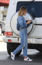 LUCY HALE at a Gas Station in Los Angeles 10/11/2018