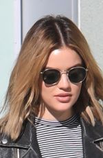 LUCY HALE at Starbucks in Los Angeles 10/15/2018