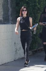 LUCY HALE Heading to a Gym in Los Angeles 10/01/2018