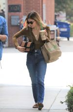 LUCY HALE Leaves Kreation Organic Juicery in Los Angeles 10/10/2018