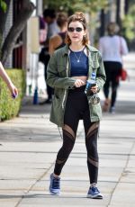 LUCY HALE Out and About in Los Angeles 10/06/2018