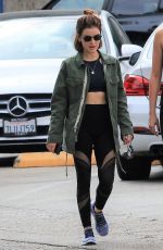LUCY HALE Out and About in Los Angeles 10/06/2018