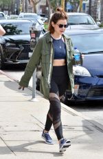 LUCY HALE Out and About in Los Angeles 10/06/2018