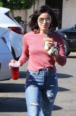 LUCY HALE Out and About in Studio City 10/04/2018