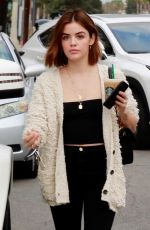 LUCY HALE Out and About in Studio City 10/09/2018