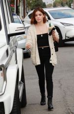 LUCY HALE Out and About in Studio City 10/09/2018