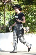 LUCY HALE Out for a Coffee in Los Angeles 10/08/2018