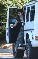 LUCY HALE Out for a Coffee in Los Angeles 10/08/2018