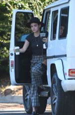 LUCY HALE Out for a Coffee in Los Angeles 10/08/2018