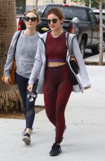 LUCY HALE Out for Lunch in Los Angeles 10/13/2018