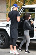 LUCY HALE Out in Los Angeles 10/02/2018