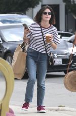 LUCY HALE Out Shopping in Los Angeles 09/30/2018