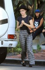 LUCY HALE Out Shopping on Melrose Place in West Hollywood 10/08/2018