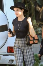 LUCY HALE Out Shopping on Melrose Place in West Hollywood 10/08/2018
