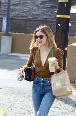 LUCY HALE Out to Lunch in Los Angeles 10/10/2018