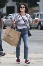 LUCY HALE Out with Friends in Los Angeles 09/30/2018