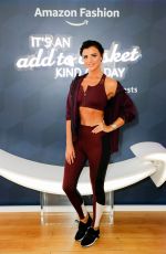 LUCY MECKLENBURGH at Amazon Fashion Pop up Shop Live Yoga in London 10/25/2018
