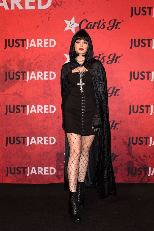 LUNA BLAISE at Just Jared Halloween Party in West Hollywood 01/27/2018