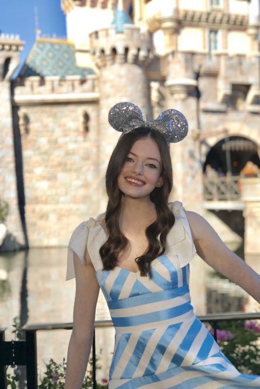 MACKENZIE FOY at Disneyland in Anaheim 10/04/2018
