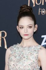 MACKENZIE FOY at The Nutcracker and the Four Realms Premiere in Los Angeles 10/29/2018