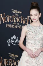 MACKENZIE FOY at The Nutcracker and the Four Realms Premiere in Los Angeles 10/29/2018