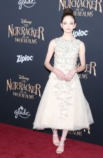MACKENZIE FOY at The Nutcracker and the Four Realms Premiere in Los Angeles 10/29/2018
