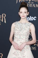 MACKENZIE FOY at The Nutcracker and the Four Realms Premiere in Los Angeles 10/29/2018
