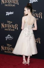 MACKENZIE FOY at The Nutcracker and the Four Realms Premiere in Los Angeles 10/29/2018