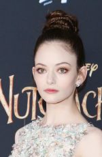 MACKENZIE FOY at The Nutcracker and the Four Realms Premiere in Los Angeles 10/29/2018