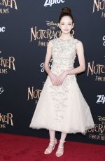 MACKENZIE FOY at The Nutcracker and the Four Realms Premiere in Los Angeles 10/29/2018