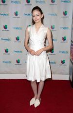 MACKENZIE FOY on the Set of Despierta America in Miami 10/26/2018
