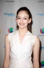 MACKENZIE FOY on the Set of Despierta America in Miami 10/26/2018