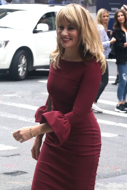 MADCHEN AMICK at AOL Studios in New York 10/08/2018