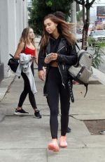 MADDIE ZIEGELER and ALEXIS REN Leaves DWTS Rehearsal in Los Angeles 10/14/2018