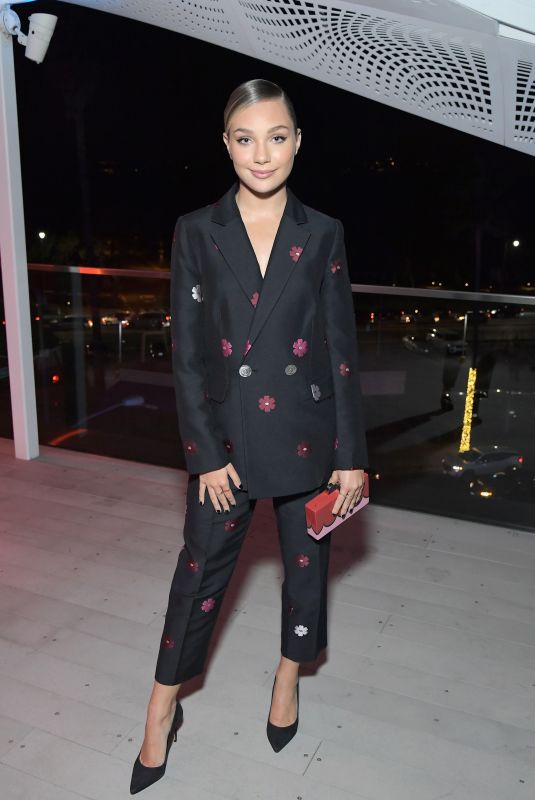 MADDIE ZIEGLER at Instyle and Kate Spade Dinner in Los Angeles 10/23/2018