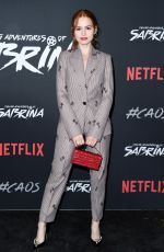MADELAINE PETSCH at Chilling Adventures of Sabrina Premiere in Hollywood 10/19/2018