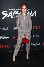 MADELAINE PETSCH at Chilling Adventures of Sabrina Premiere in Hollywood 10/19/2018