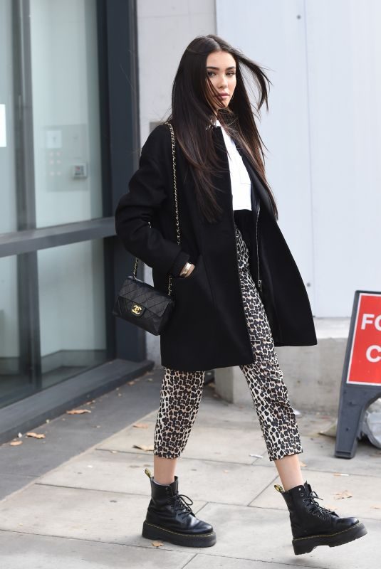 MADISON BEER Leaves Vevo Offices in London 10/23/2018