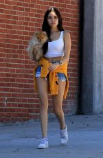 MADISON BEER Out with Her Dog in West Hollywood 10/16/2018
