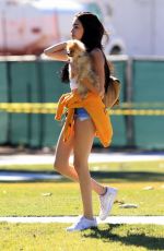 MADISON BEER Out with Her Dog in West Hollywood 10/16/2018