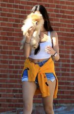 MADISON BEER Out with Her Dog in West Hollywood 10/16/2018