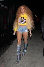 MADISON PETTIS at Just Jared Halloween Party in West Hollywood 01/27/2018