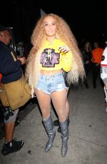 MADISON PETTIS at Just Jared Halloween Party in West Hollywood 01/27/2018