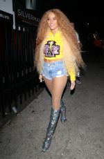 MADISON PETTIS at Just Jared Halloween Party in West Hollywood 01/27/2018