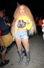 MADISON PETTIS at Just Jared Halloween Party in West Hollywood 01/27/2018