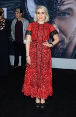 MAE WHITMAN at Venom Premiere in Los Angeles 10/01/2018