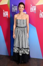 MAGGIE GYLLENHAAL at The Kindergarden Teacher Premiere at BFI London Film Festival 10/18/2018