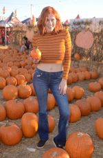 MAITLAND WARD at a Pumpkin Patch in Long Aeach 10/21/2018
