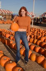 MAITLAND WARD at a Pumpkin Patch in Long Aeach 10/21/2018